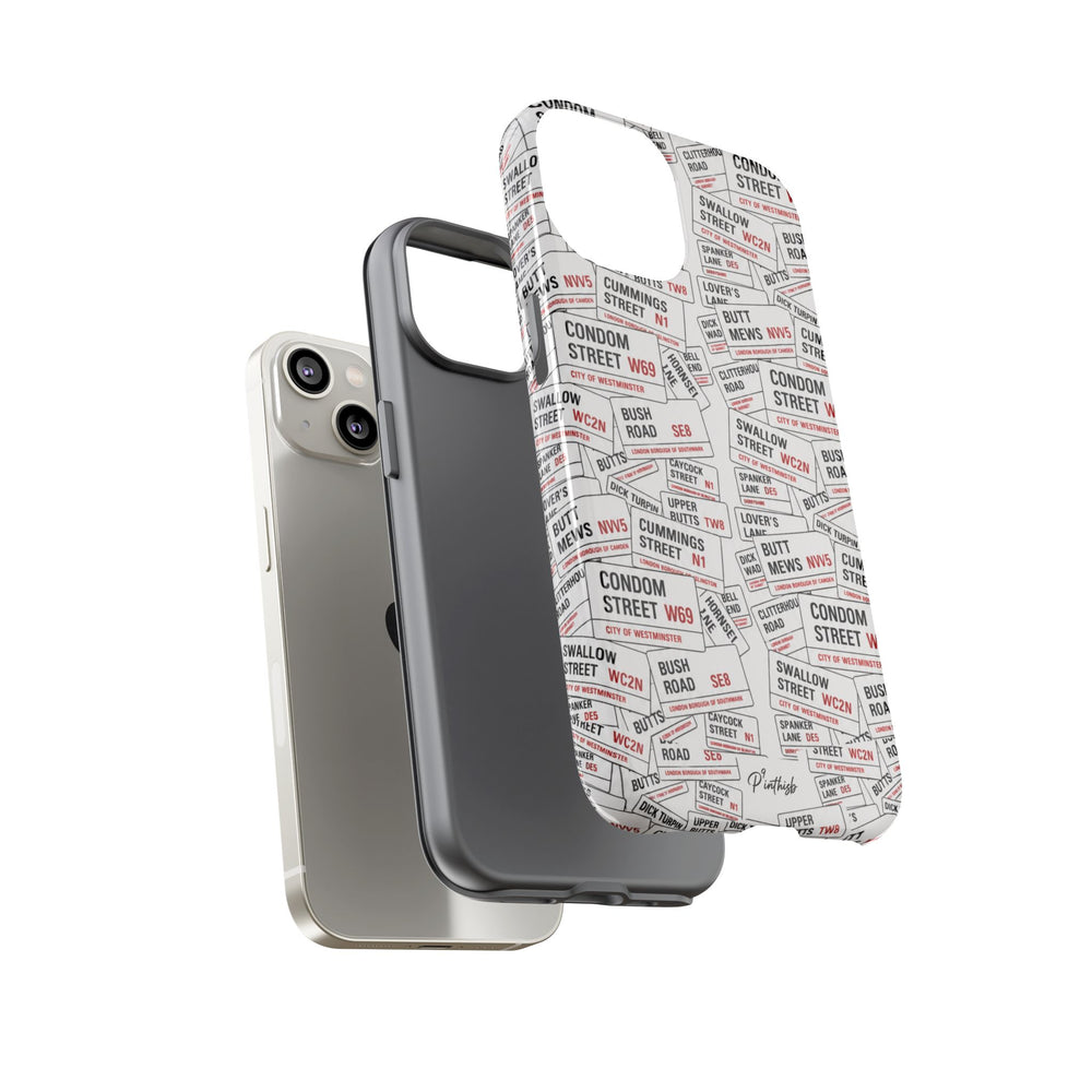Cheeky London Street Signs Phone Case