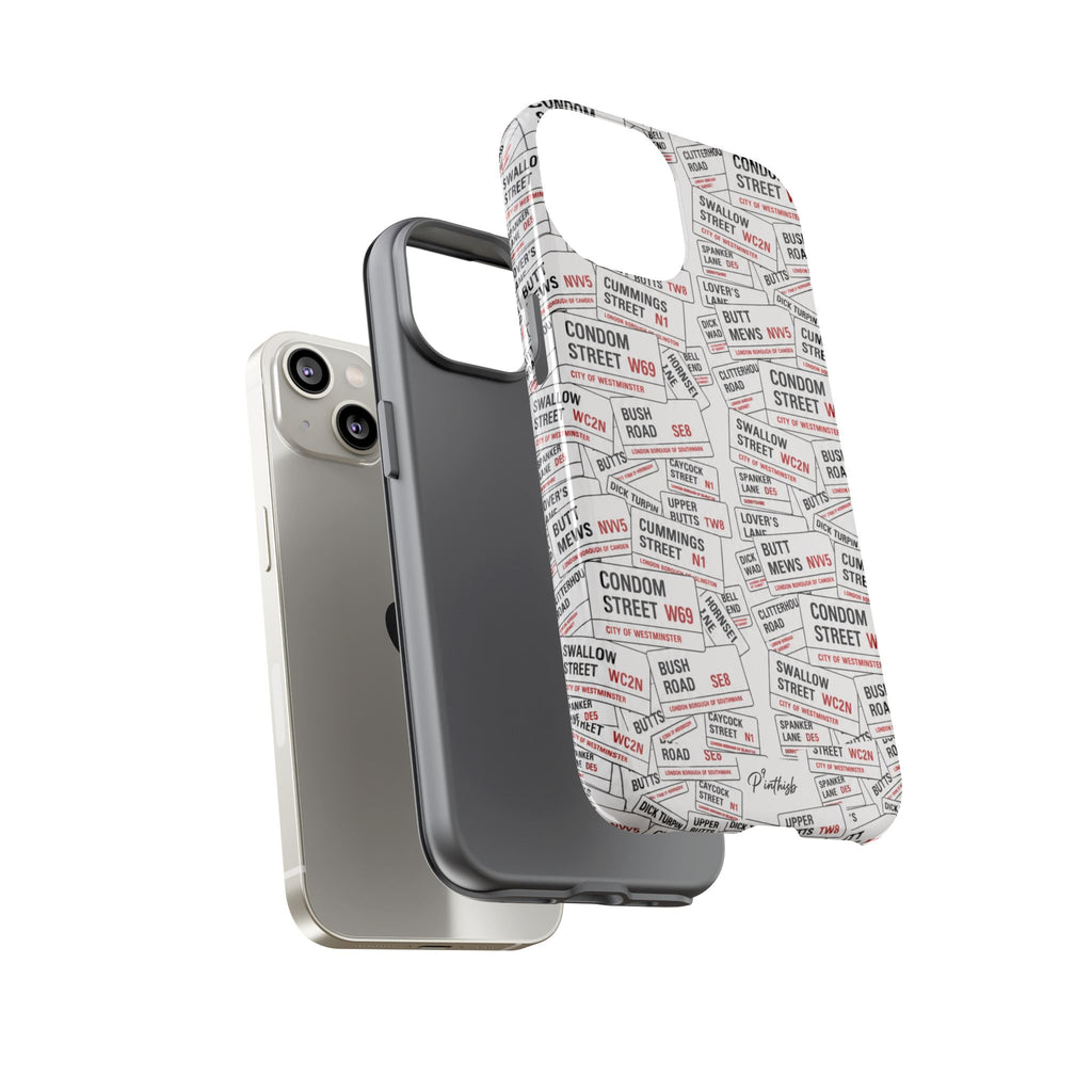Cheeky London Street Signs Phone Case