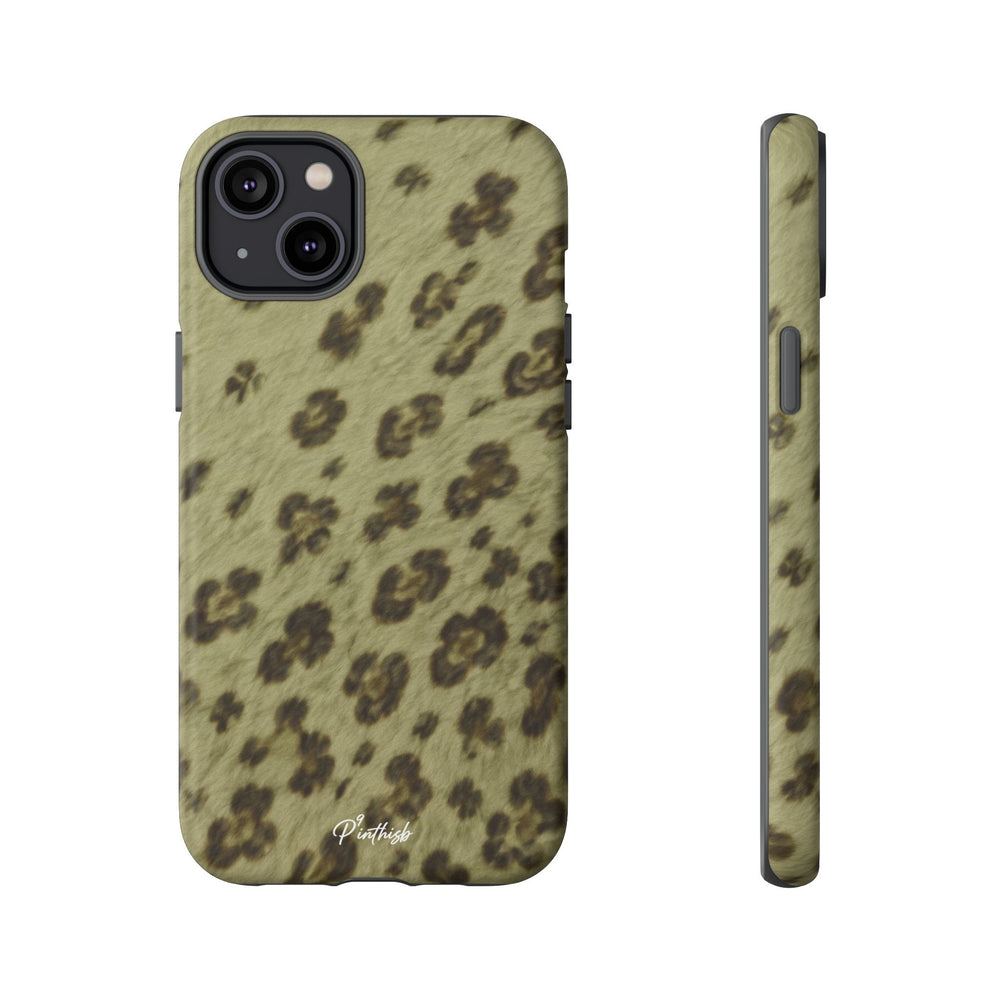 Olive Leopard Print Tough Case