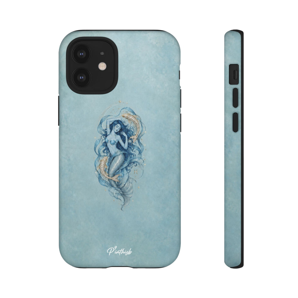Pisces Zodiac Glitter Phone Case