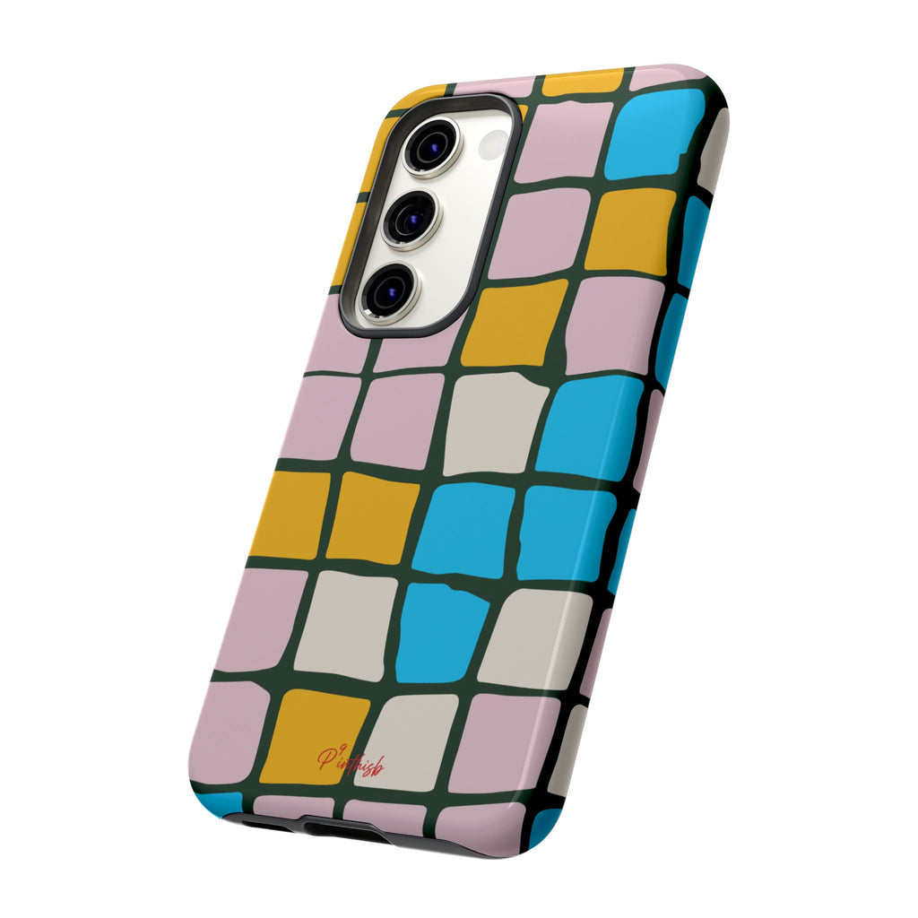 Color Grid Tough Phone Case