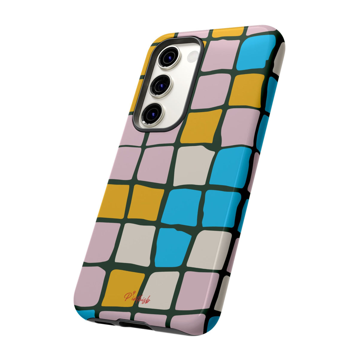 Color Grid Tough Phone Case