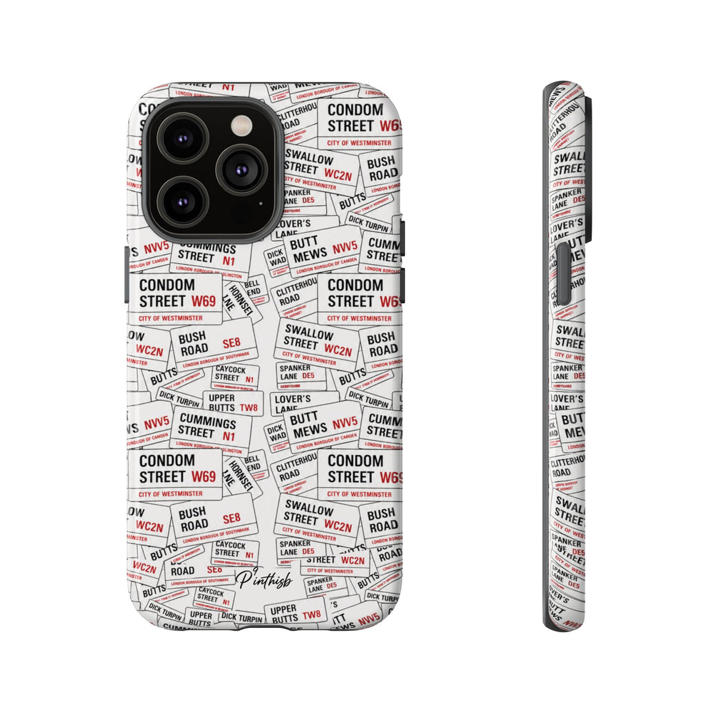 Cheeky London Street Signs Phone Case