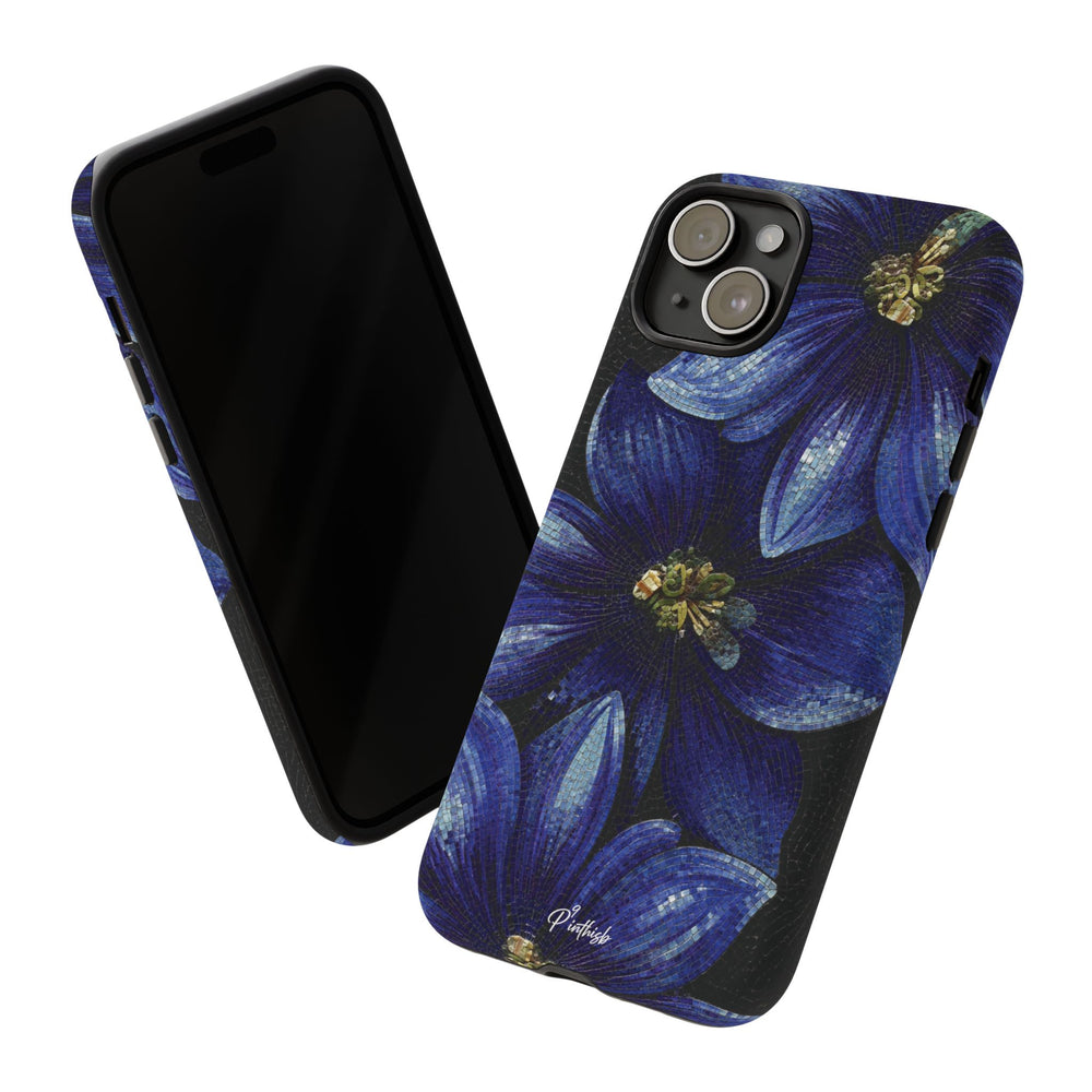 Blue Floral Tough Case