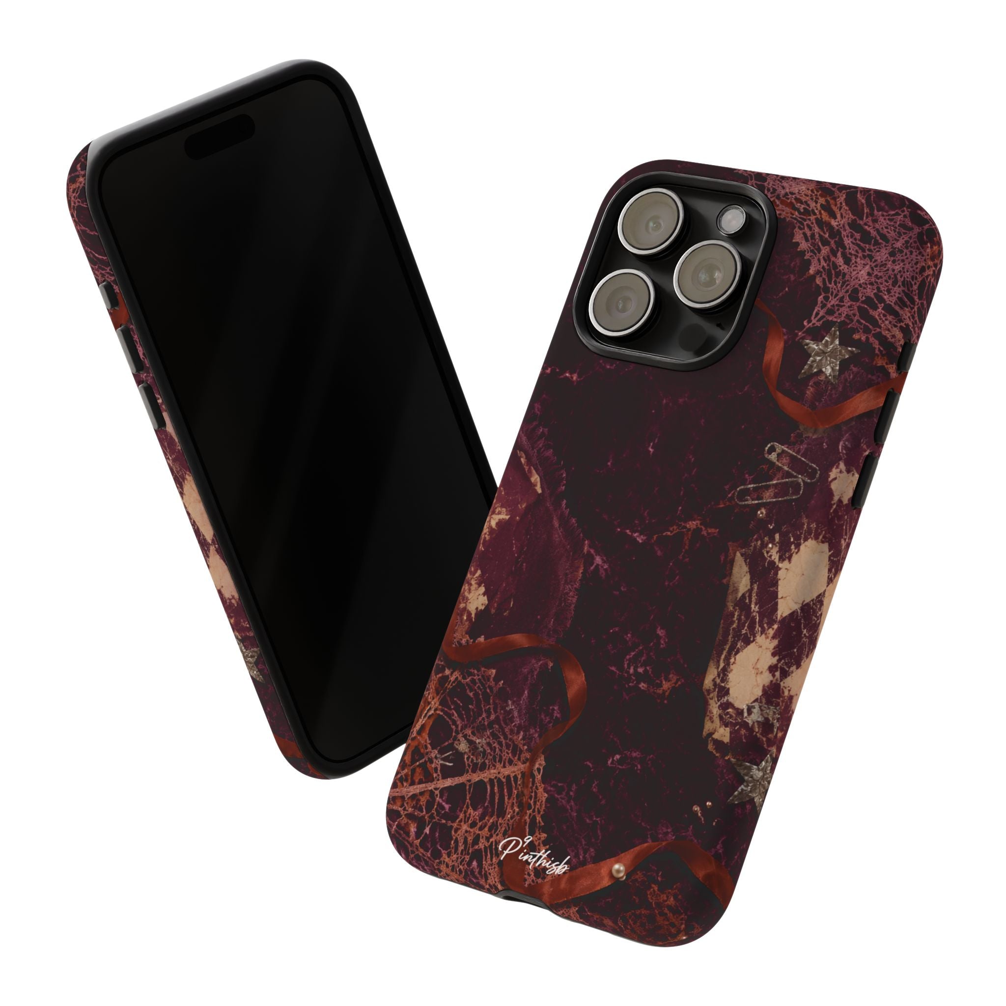 Dark Maroon Vintage Tough Case