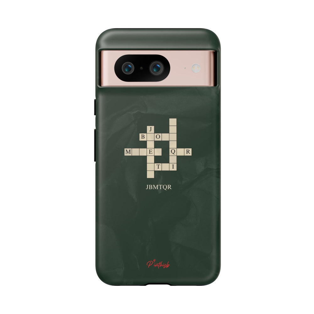 "JBMTQR crossword" Tough Phone Case
