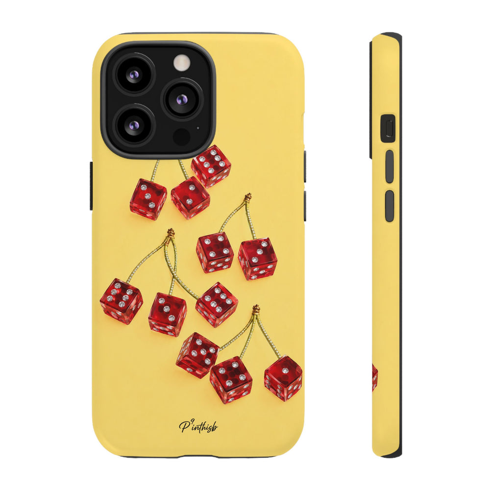 Cherry Dice Tough Phone Case