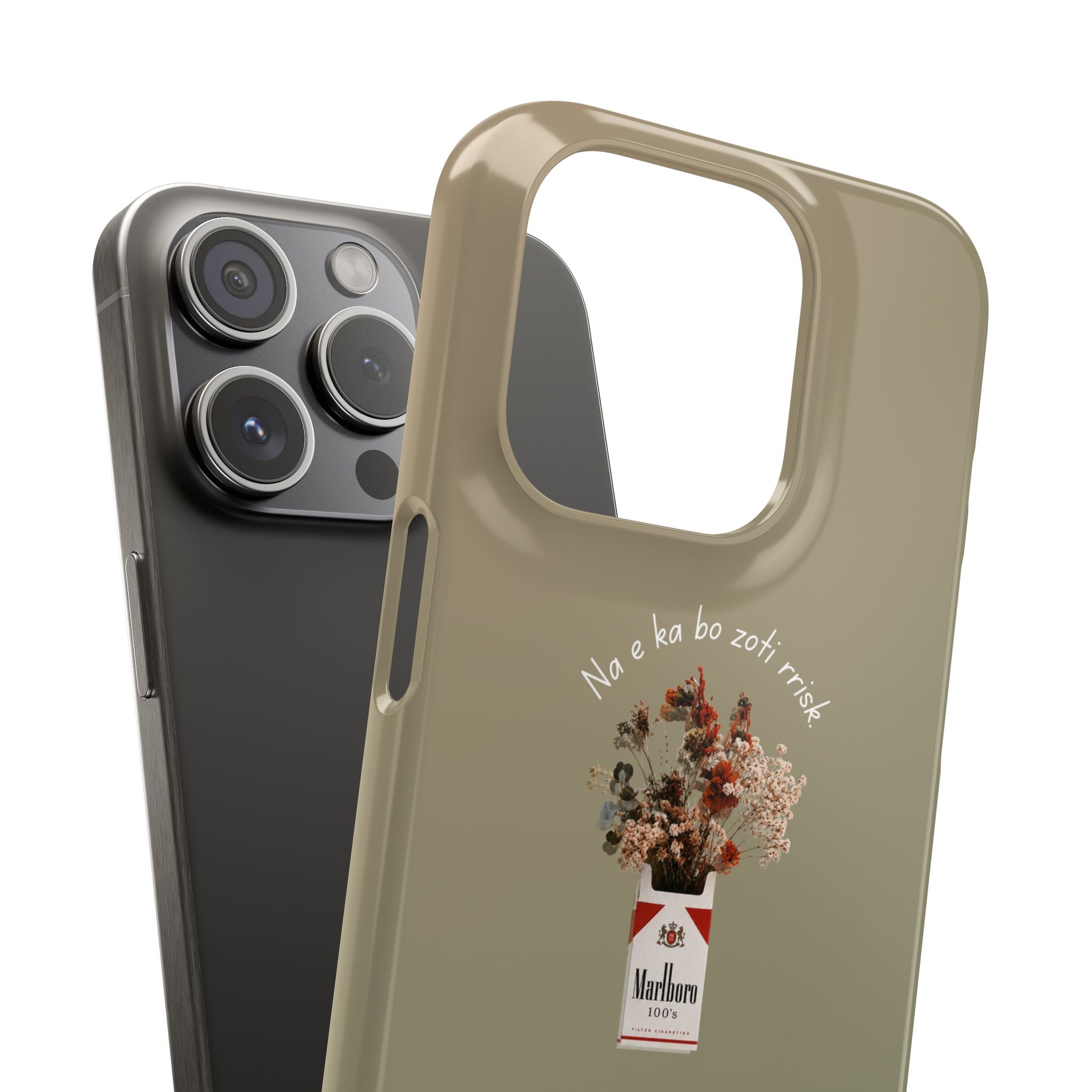 "Na e ka bo zoti rrisk." Snap Phone Case