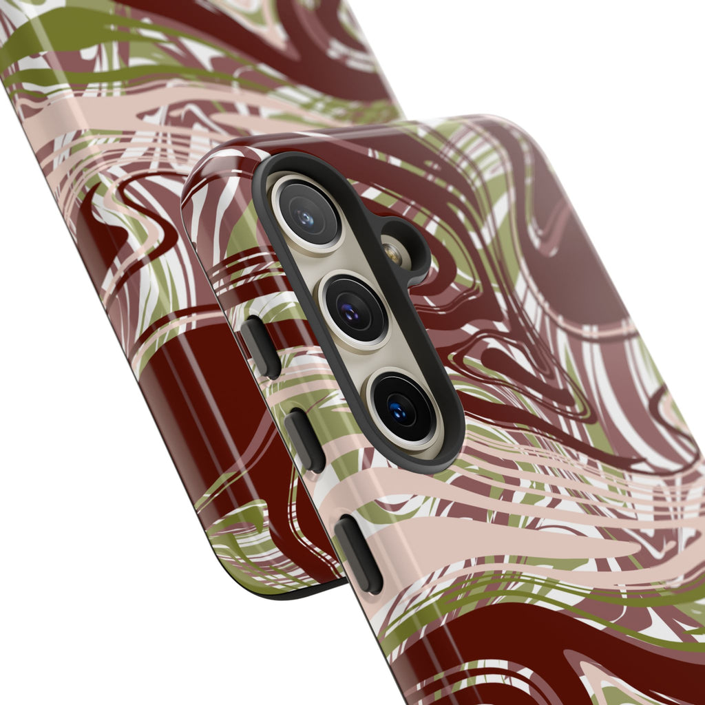 Abstract Marbled Tough Phone Case
