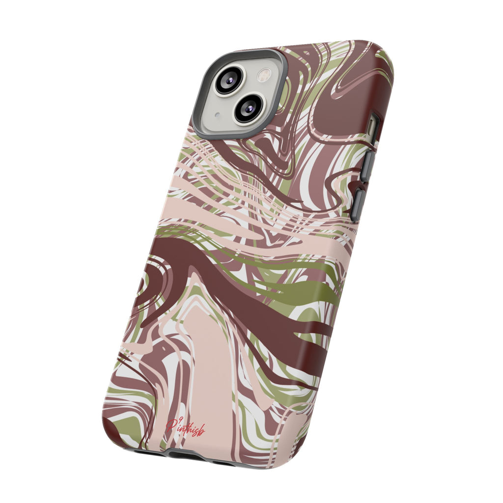 Abstract Marbled Tough Phone Case