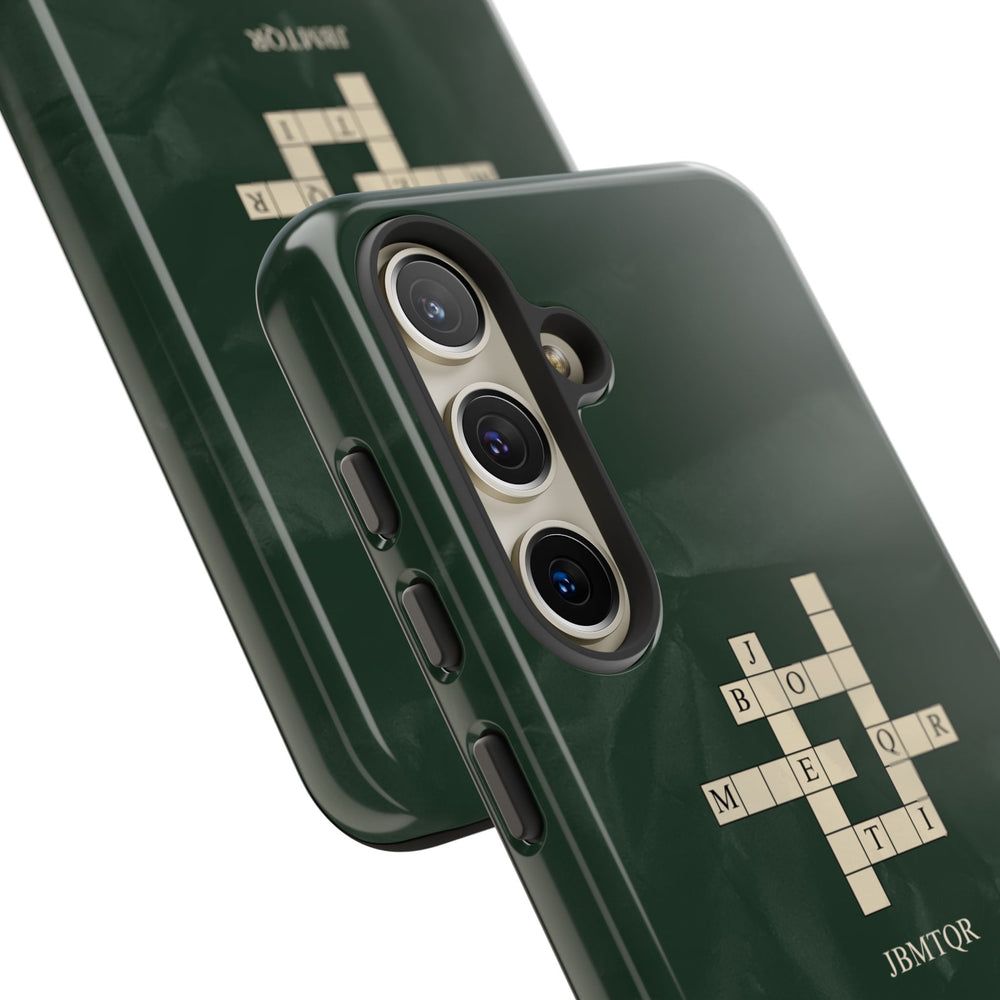 "JBMTQR crossword" Tough Phone Case