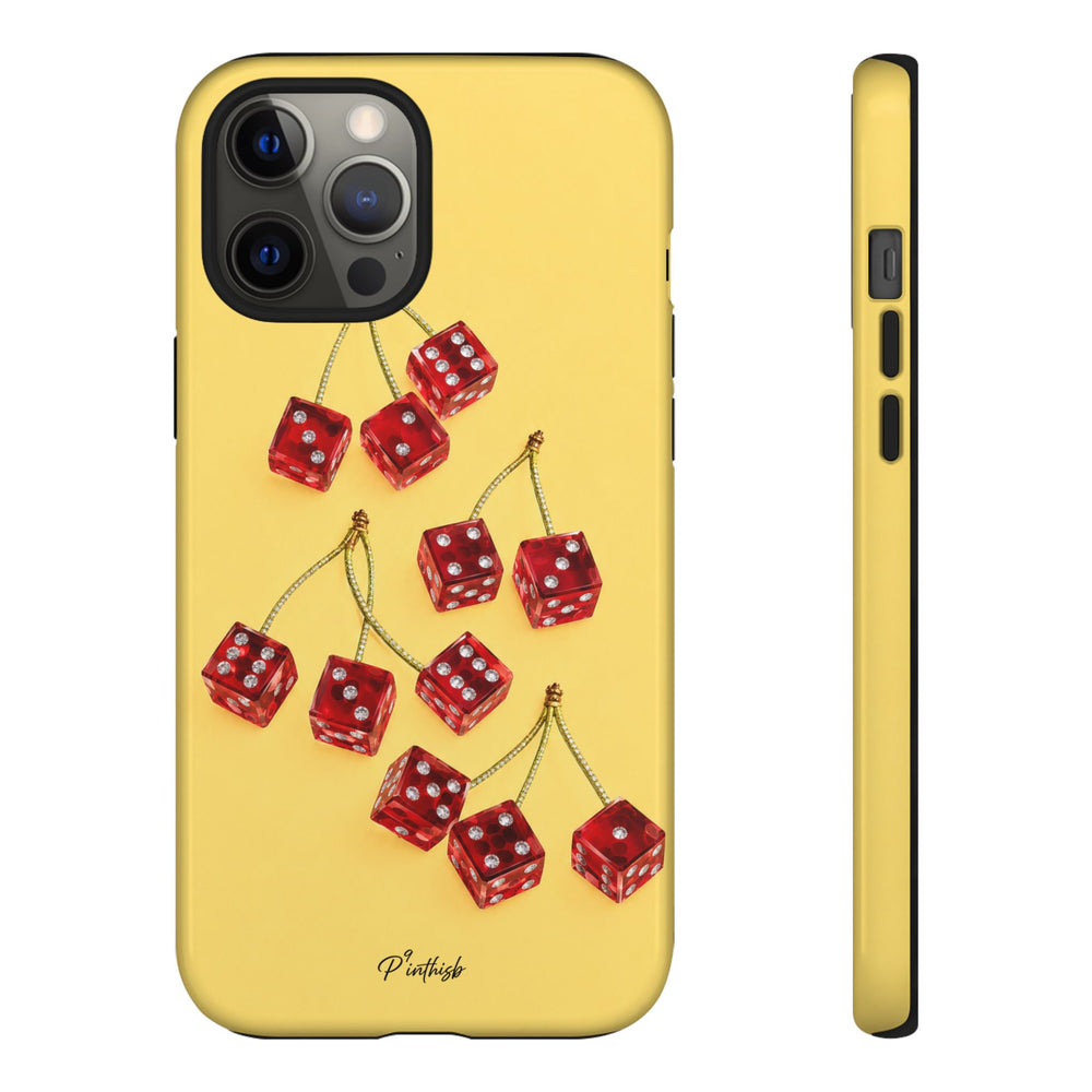 Cherry Dice Tough Phone Case