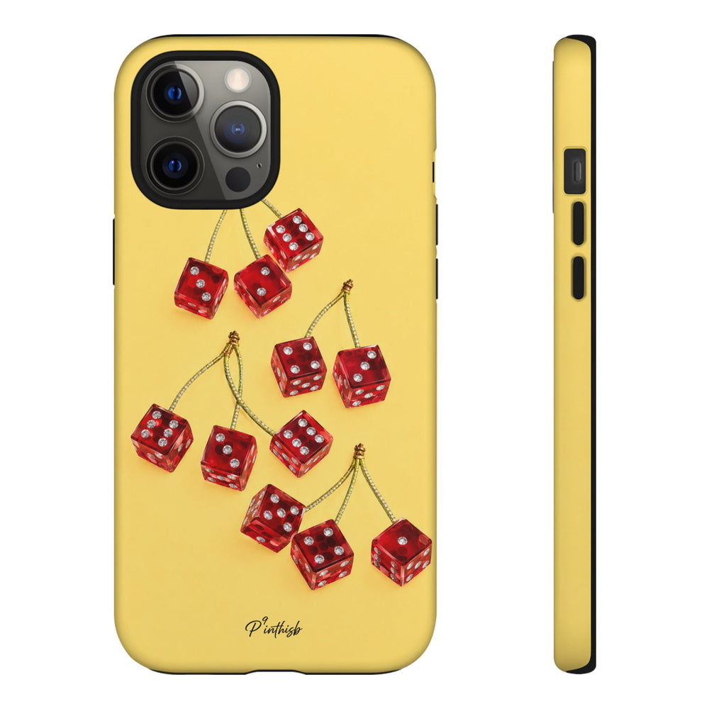 Cherry Dice Tough Phone Case