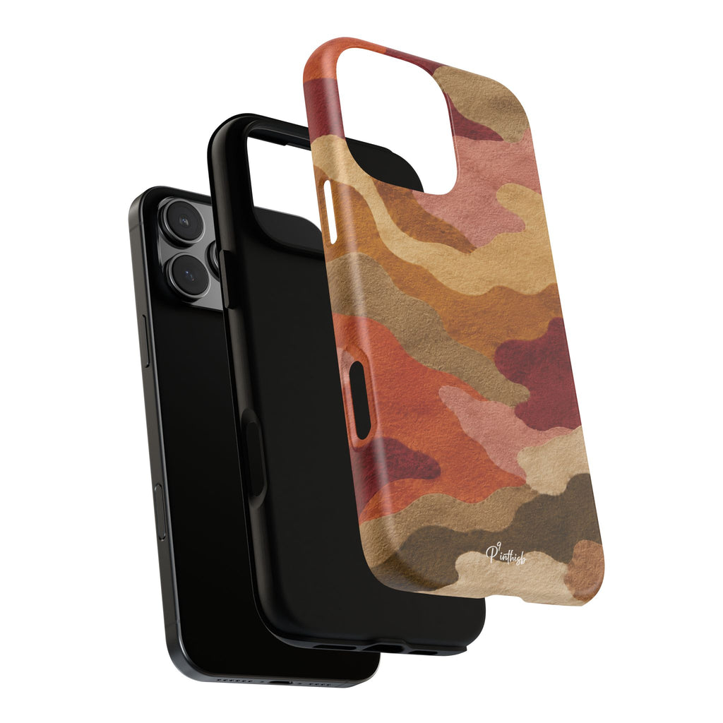 Watercolour Camo Tough Case