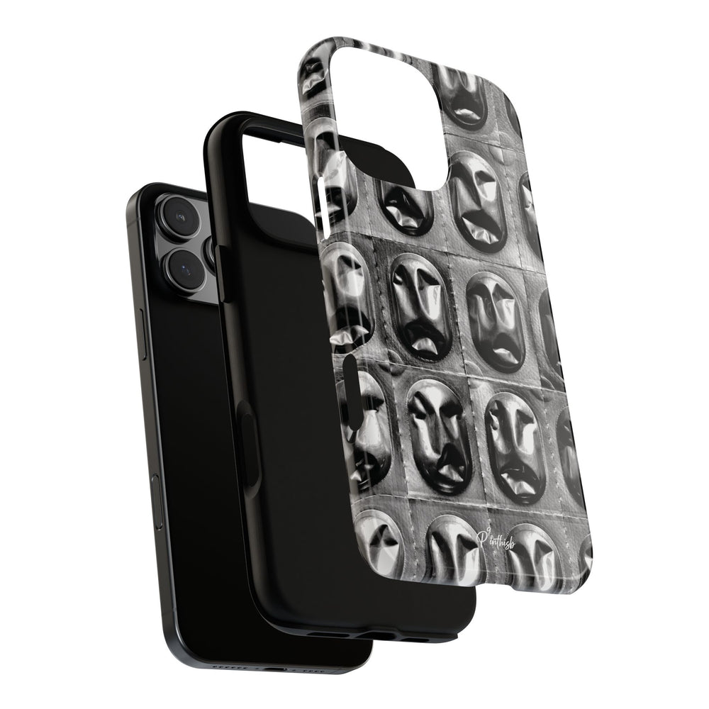 Metallic Mask Grid Tough Case