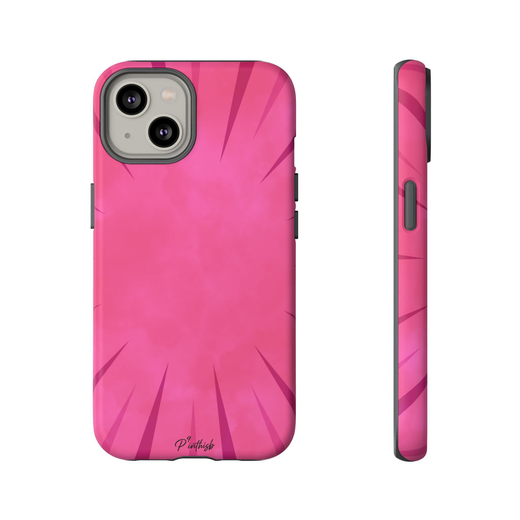 Pink Burst Tough Phone Case