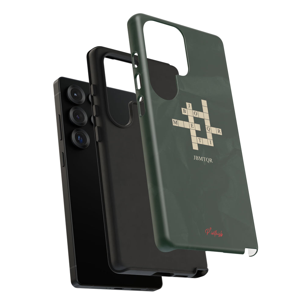 "JBMTQR crossword" Tough Phone Case