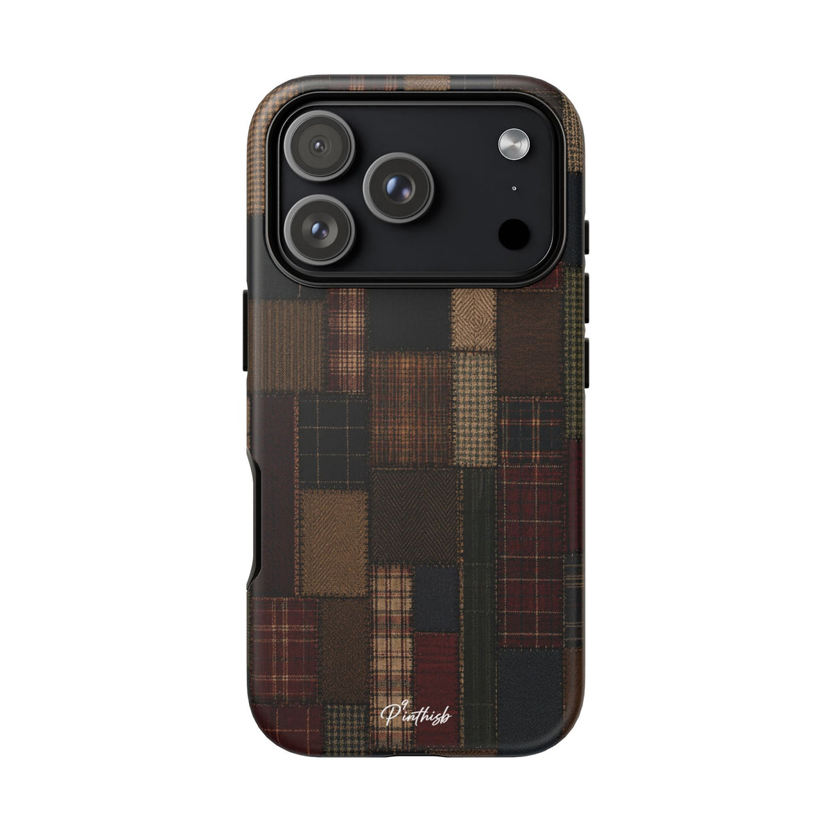 Plaid Patchwork Tough Phone Case