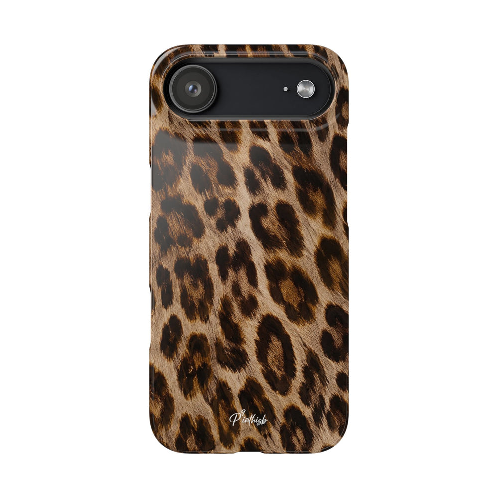 Leopard Print Snap Phone Case