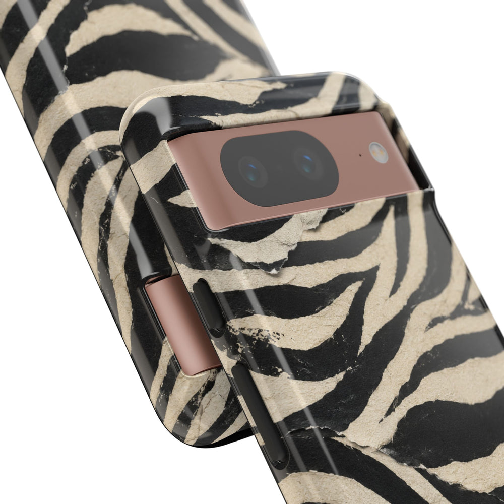 Wavy Peach & Mauve Tough Case
