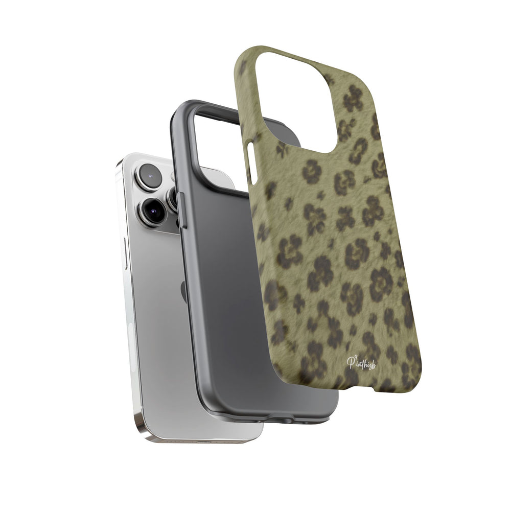 Olive Leopard Print Tough Case