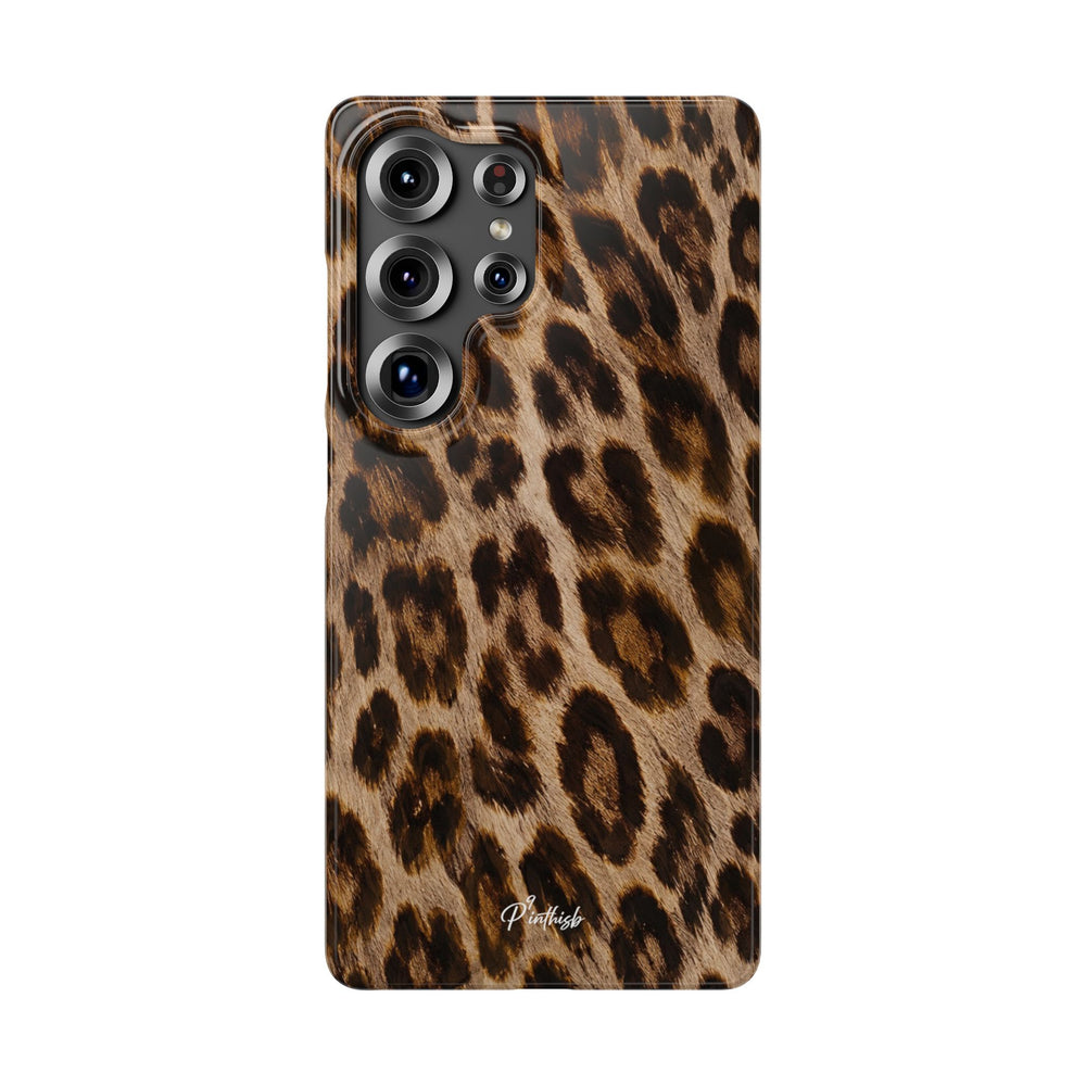 Leopard Print Snap Phone Case