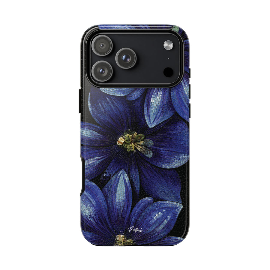 Blue Floral Tough Case