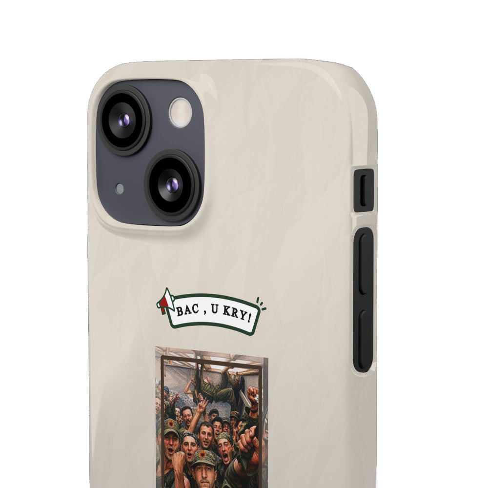 "BAC, U KRY!" Snap Case