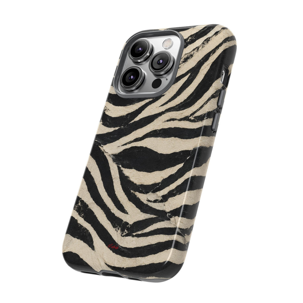Wavy Peach & Mauve Tough Case