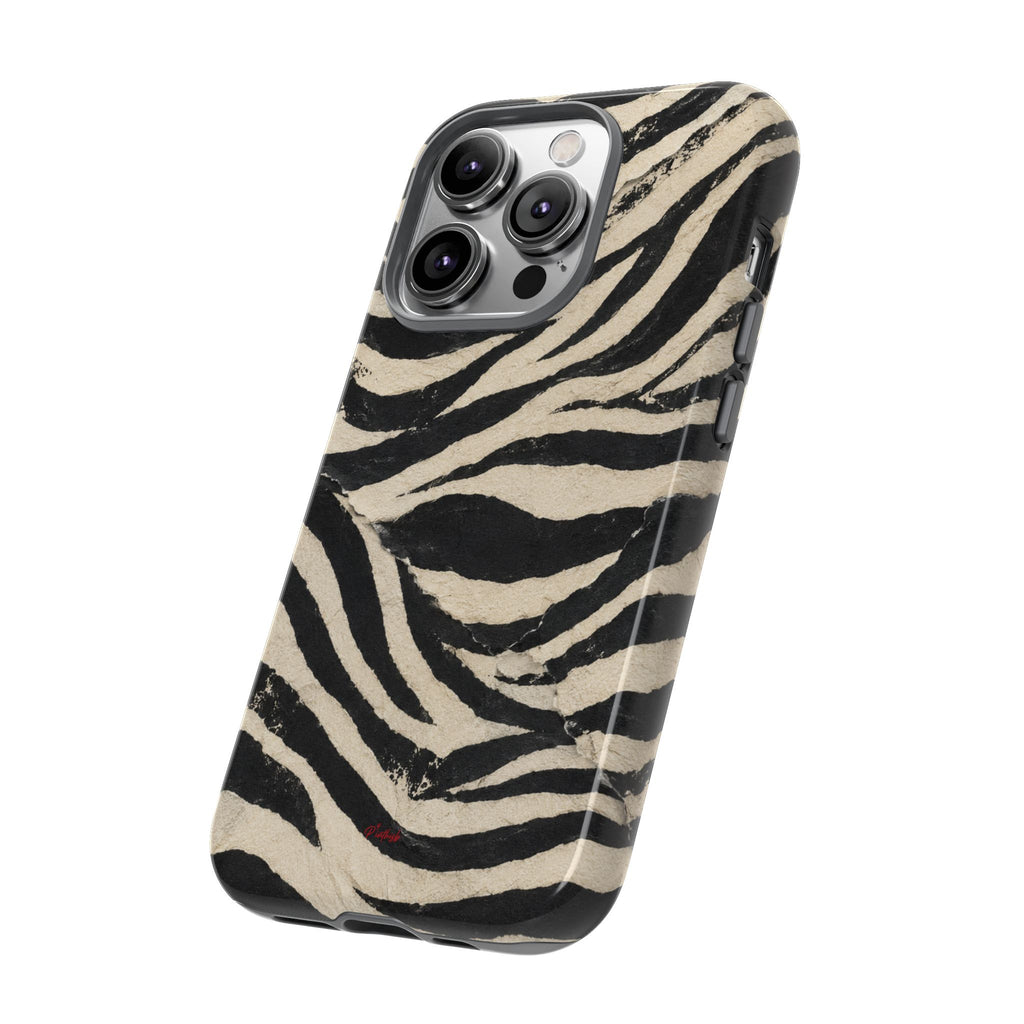 Wavy Peach & Mauve Tough Case