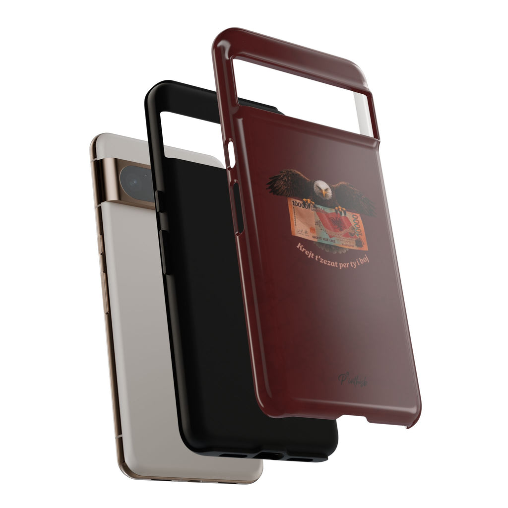 "Krejt t'zezat për ty i boj" Albanian Tough Phone Case