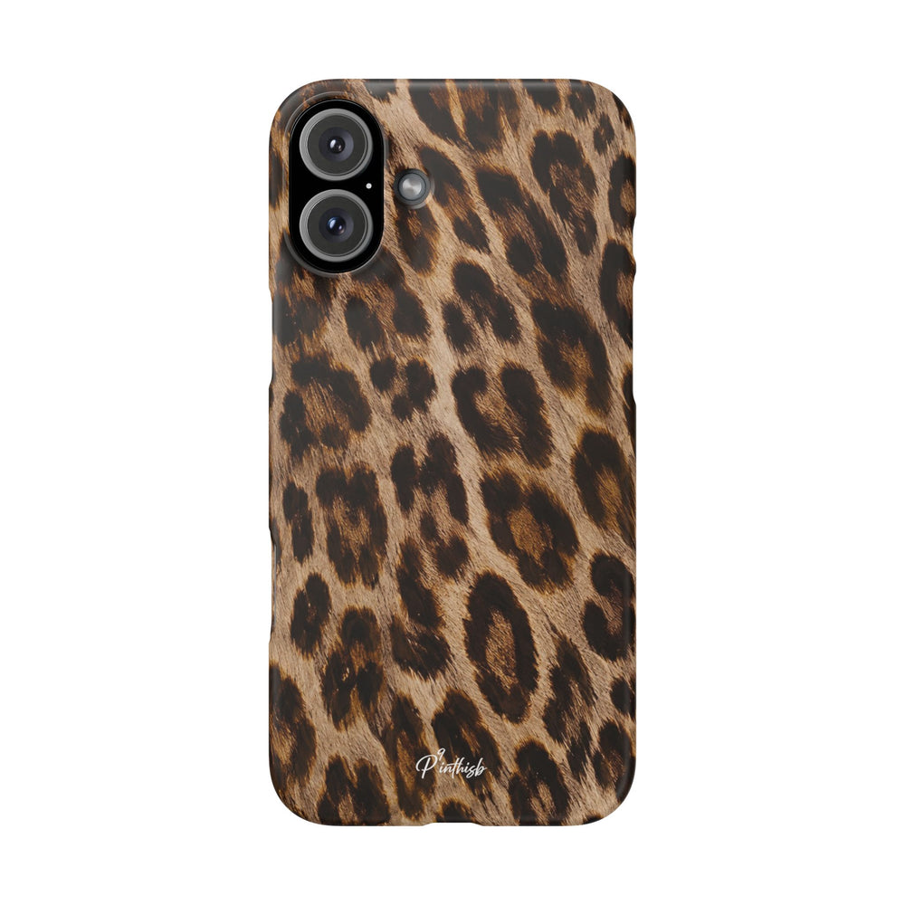 Leopard Print Snap Phone Case