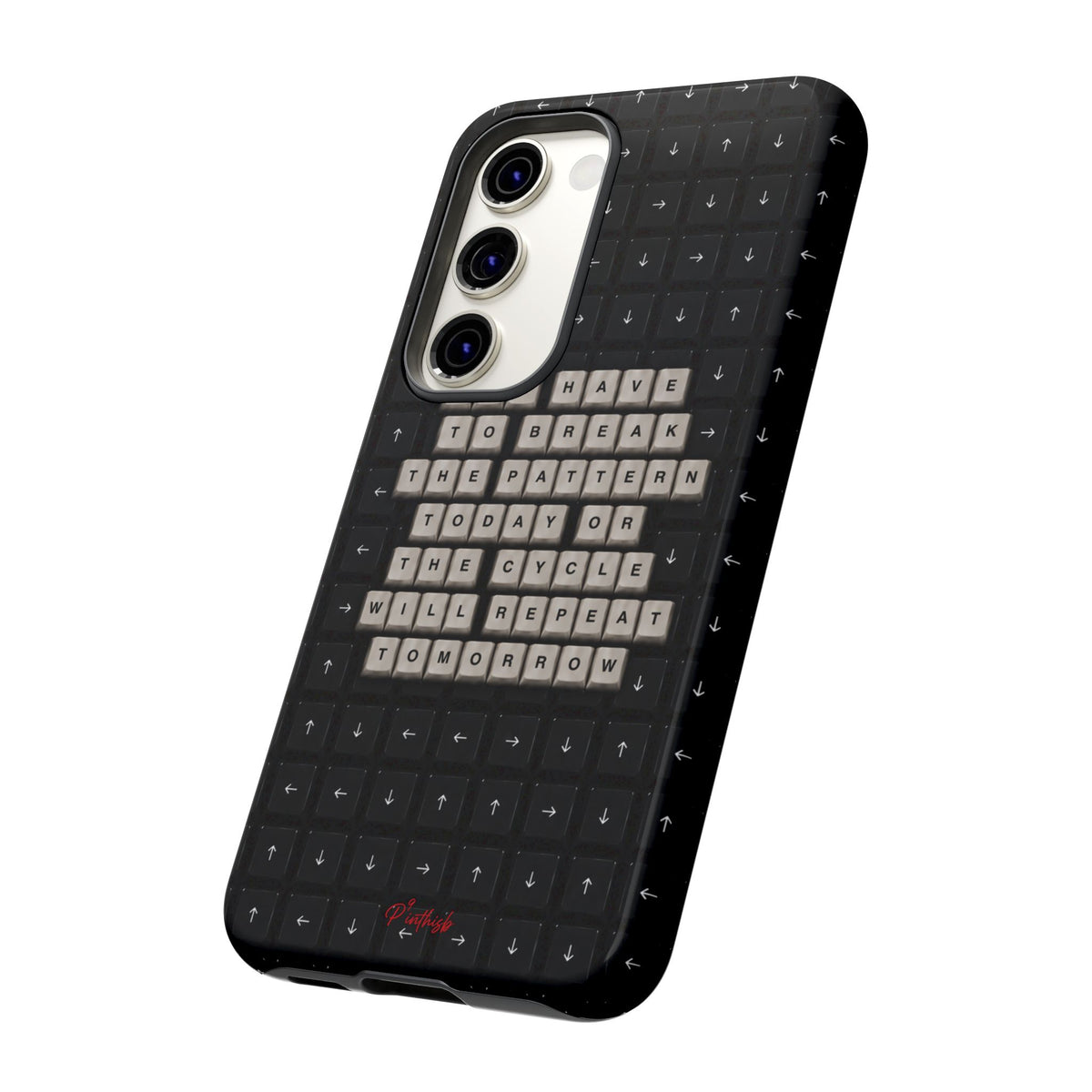 "Break the pattern" Keyboard Tough Case