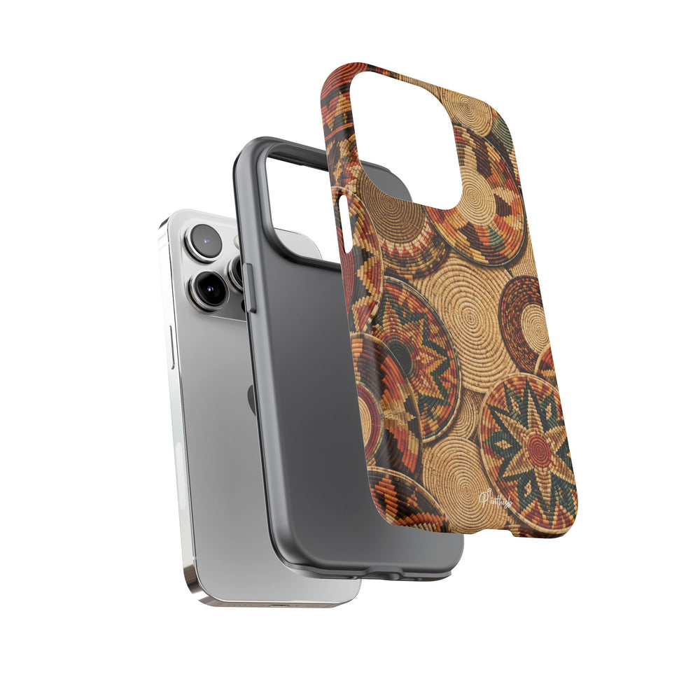 Bohemian Woven Basket Pattern Tough Case
