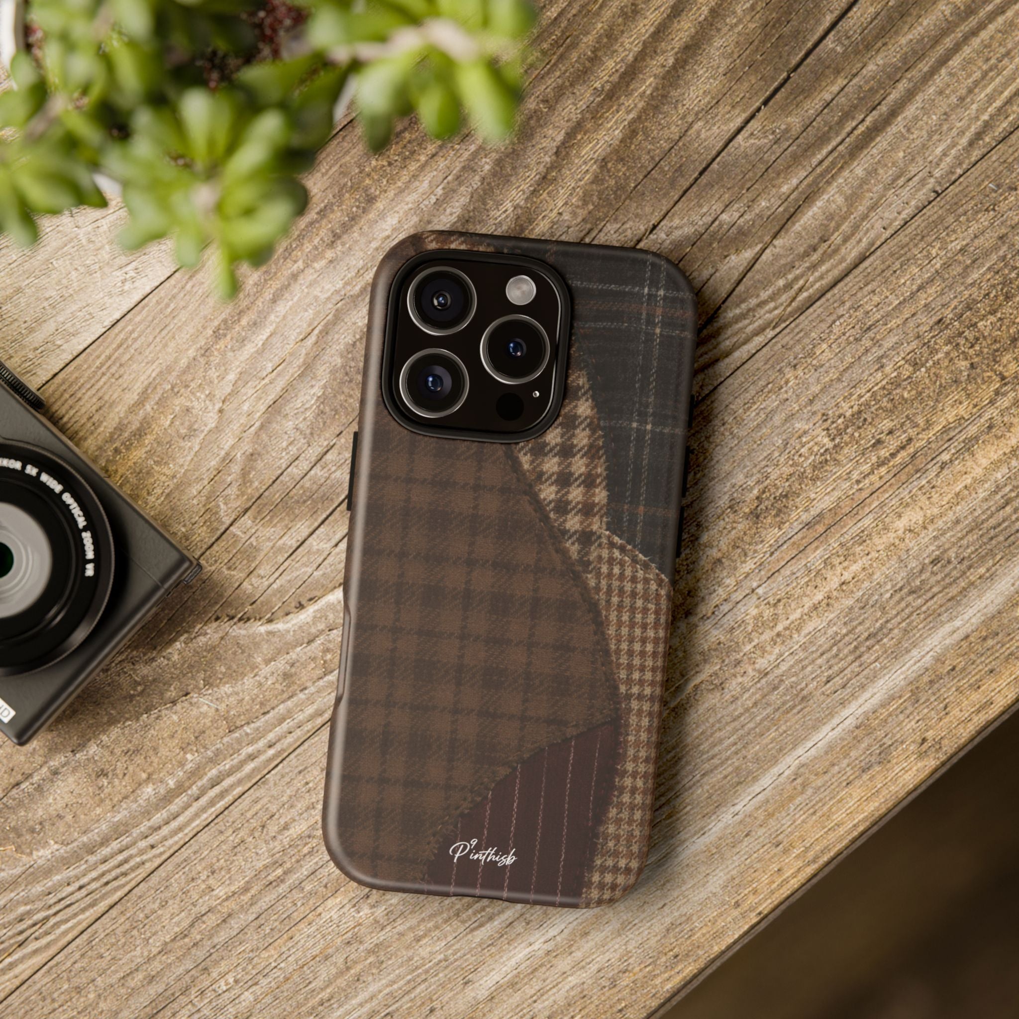Rustic Brown Retro Tough Case