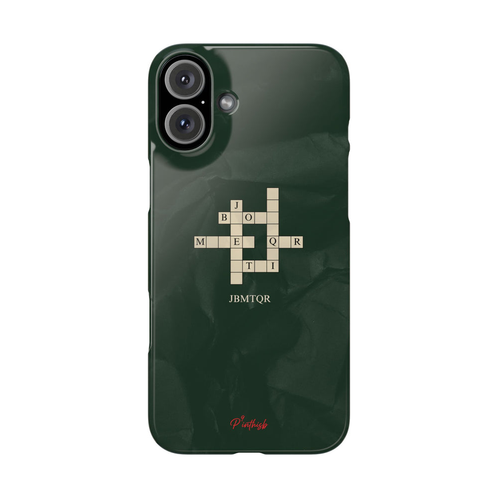 "JBMTQR crossword" Snap Phone Case