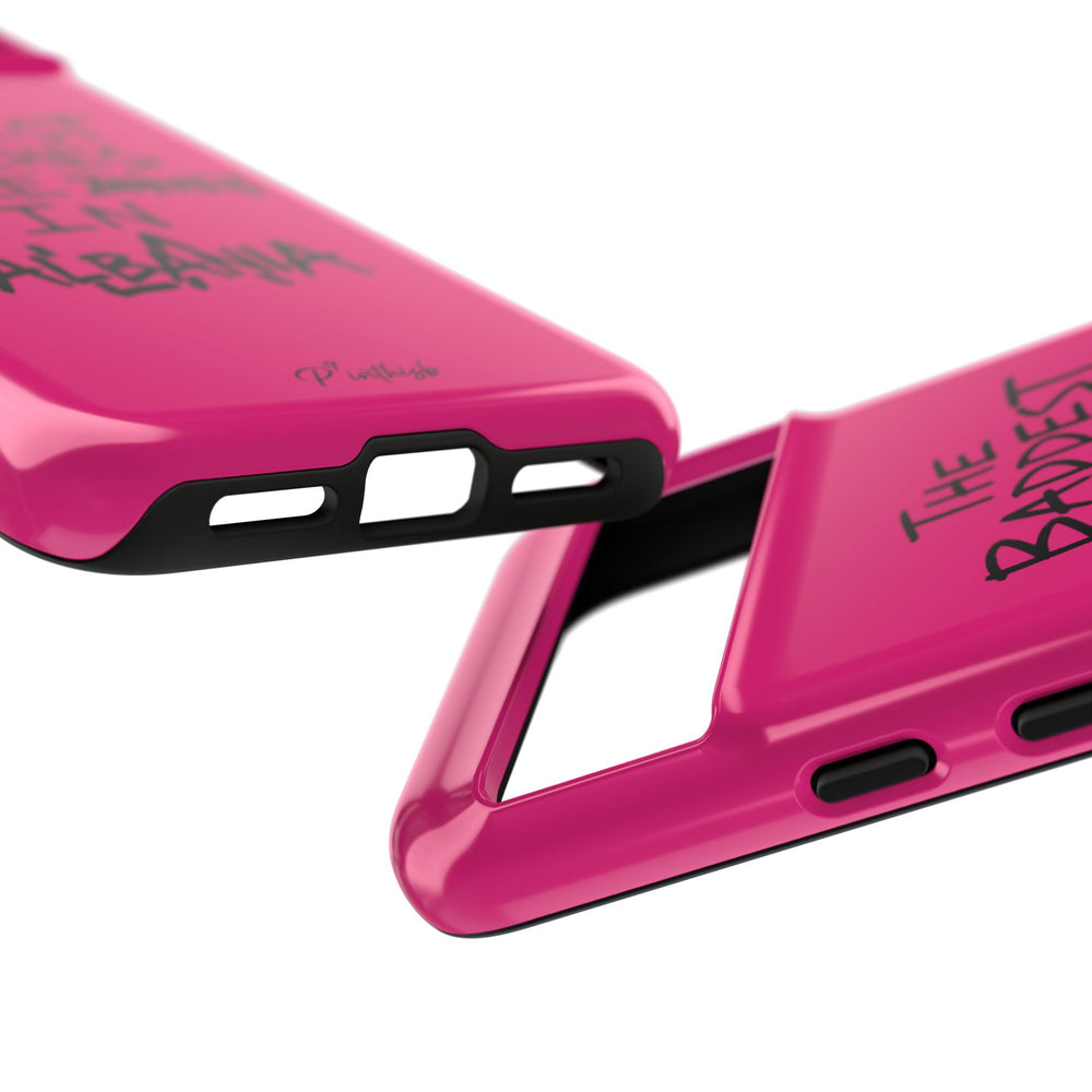 "The Baddest B*tches Are In Albania" Hot Pink Case