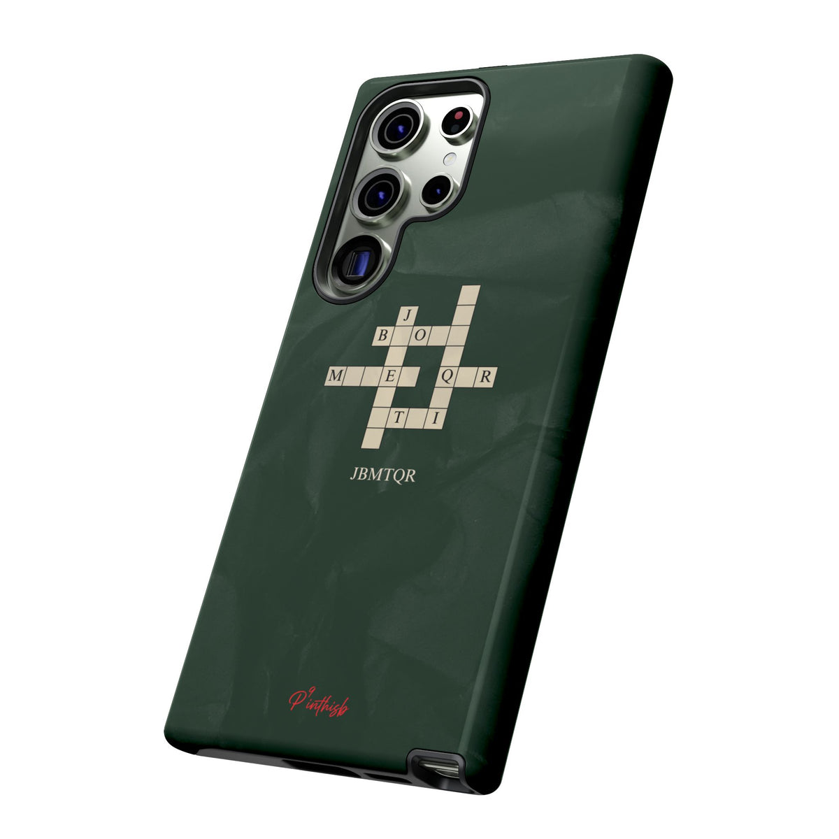 "JBMTQR crossword" Tough Phone Case