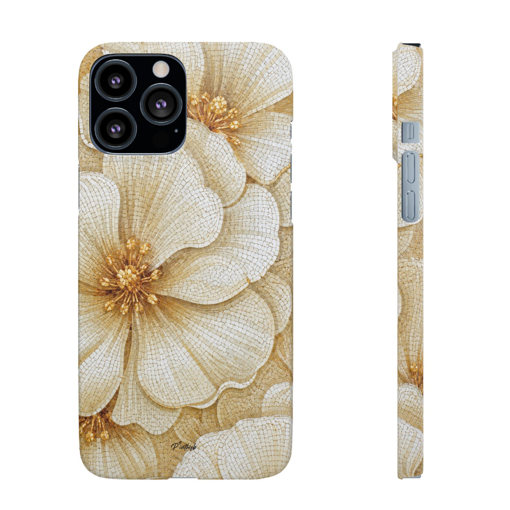 Floral Gold Bloom Snap Case