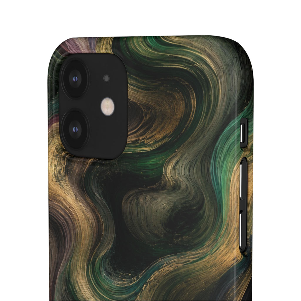 Marbled Forest Snap Phone Case