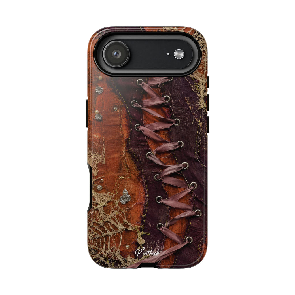 Vintage Leather Lace Tough Case