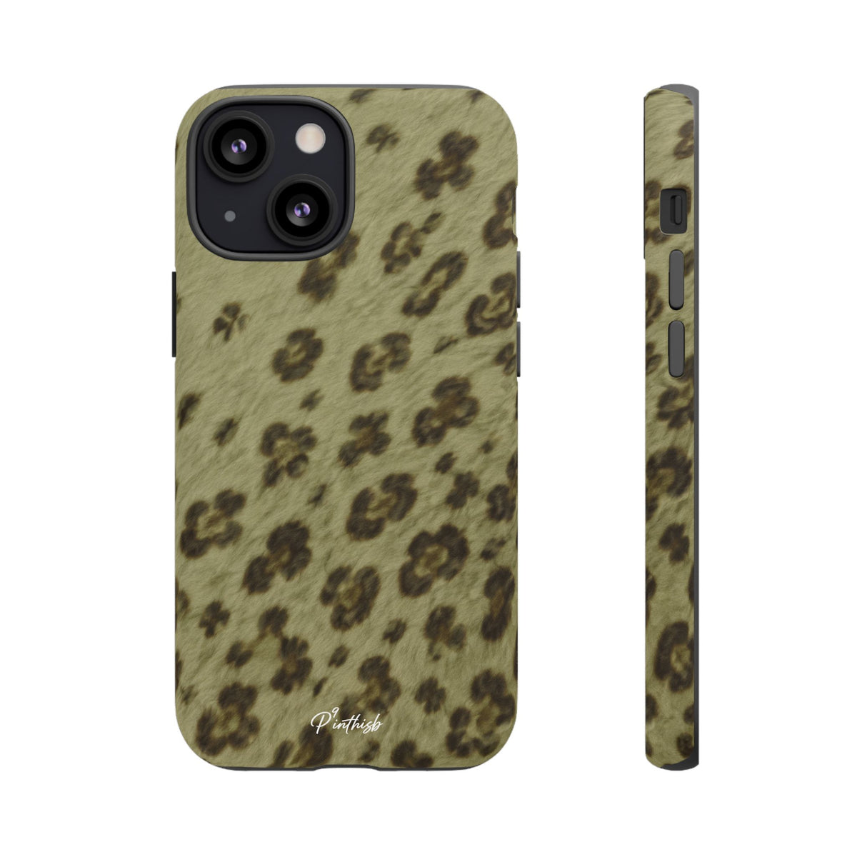 Olive Leopard Print Tough Case