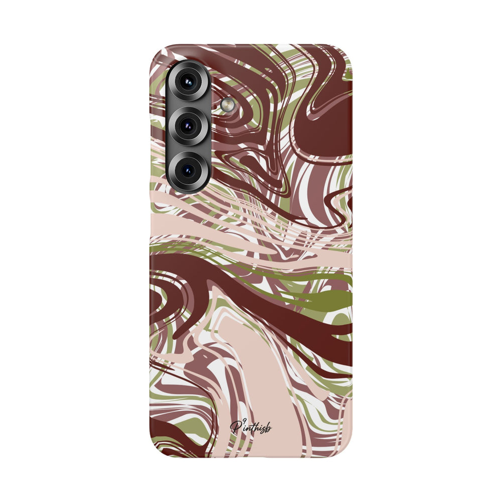 Abstract Marbled Snap Phone Case