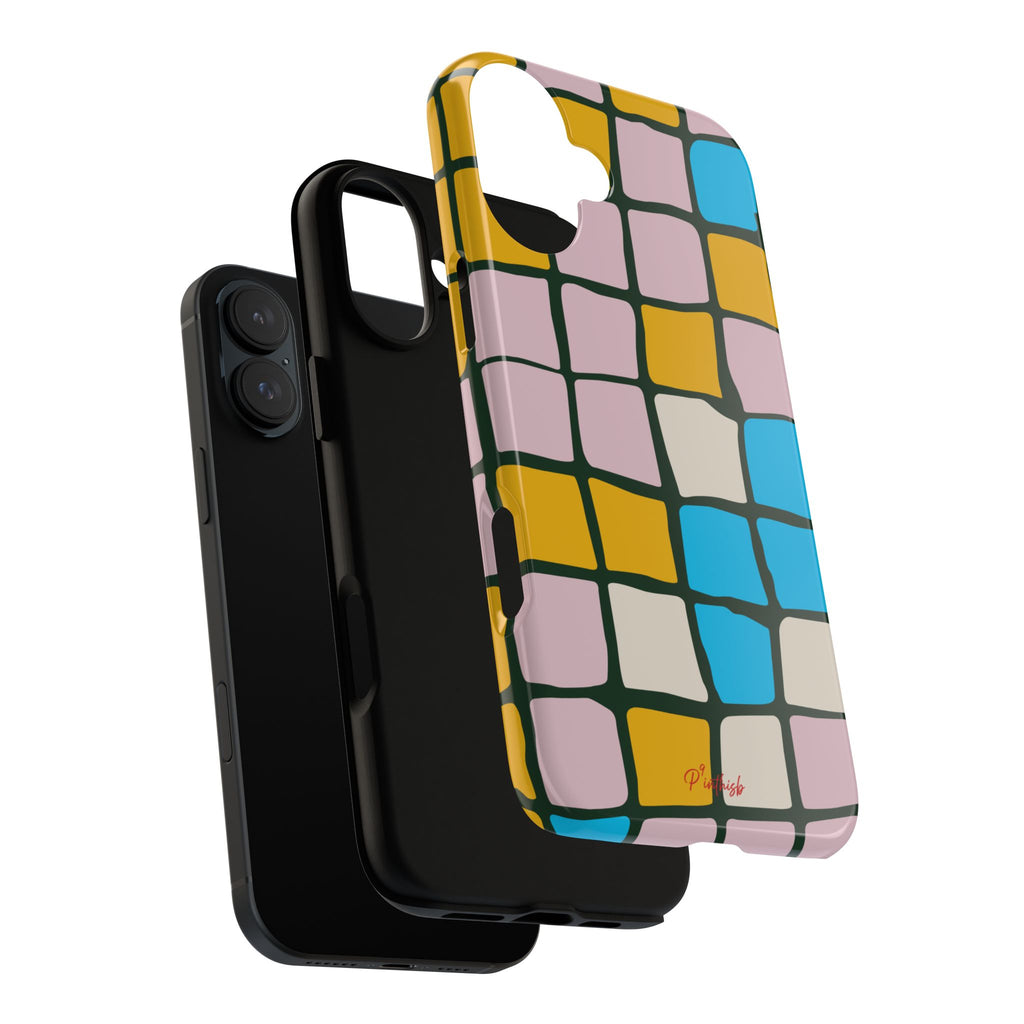 Color Grid Tough Phone Case