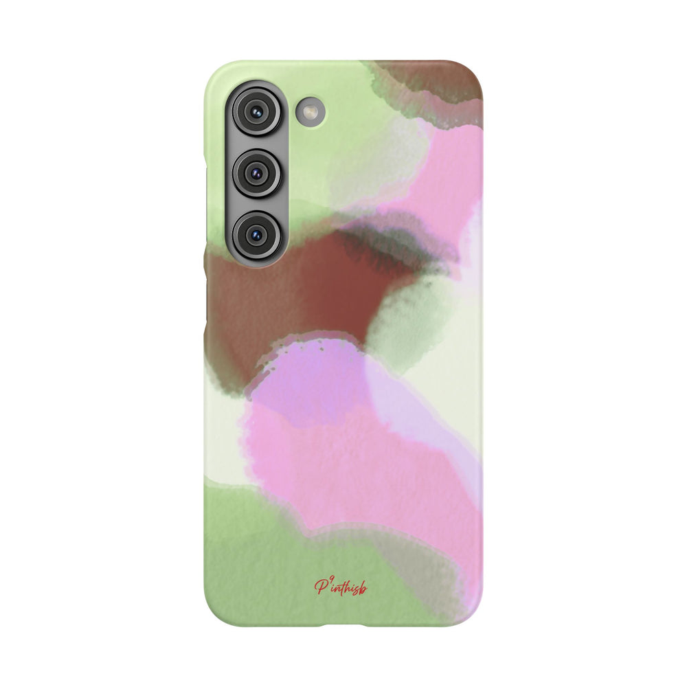Abstract Pastel Camouflage Snap Phone Case