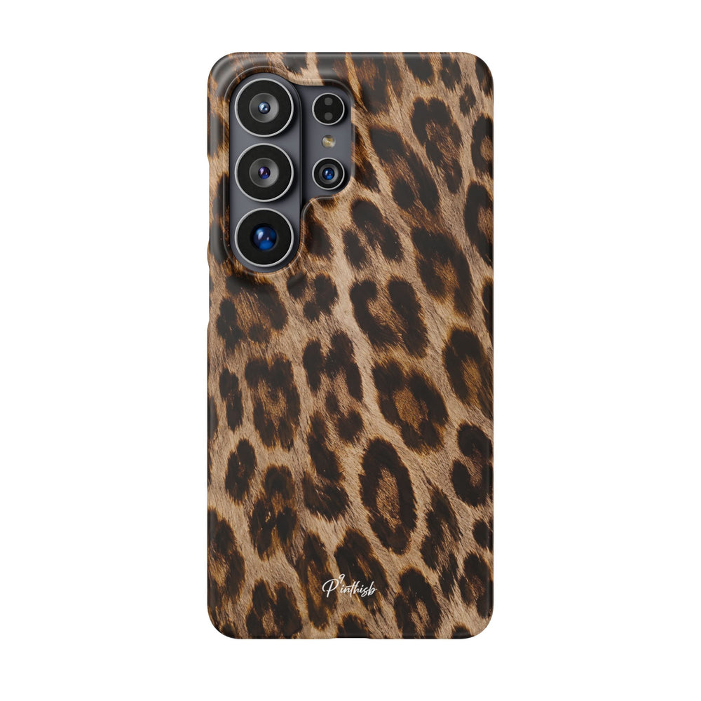 Leopard Print Snap Phone Case