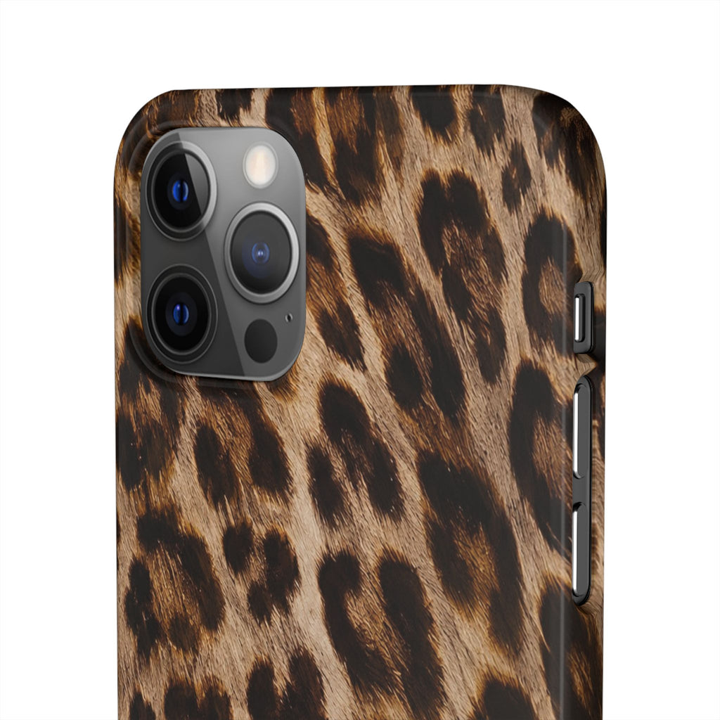 Leopard Print Snap Phone Case