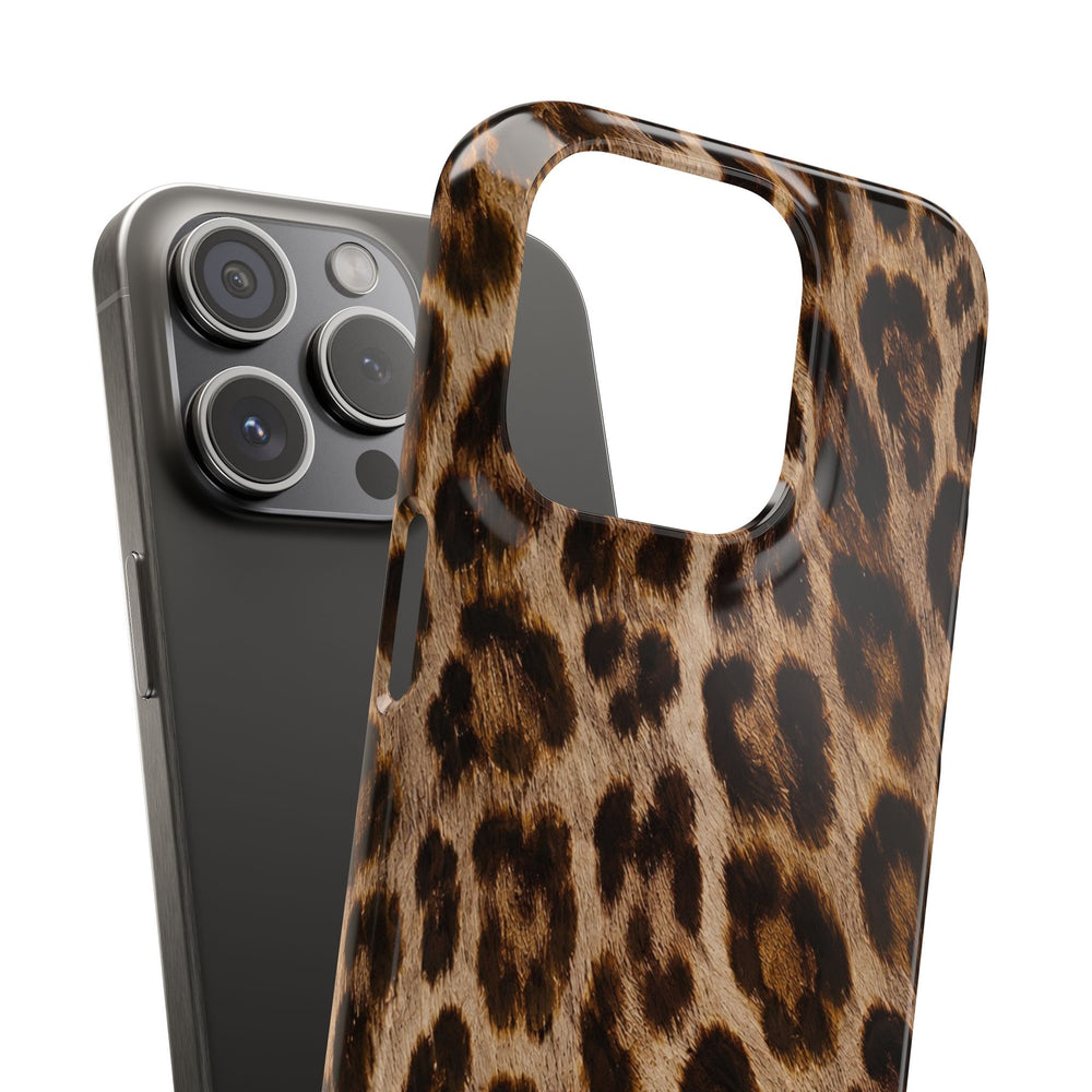 Leopard Print Snap Phone Case