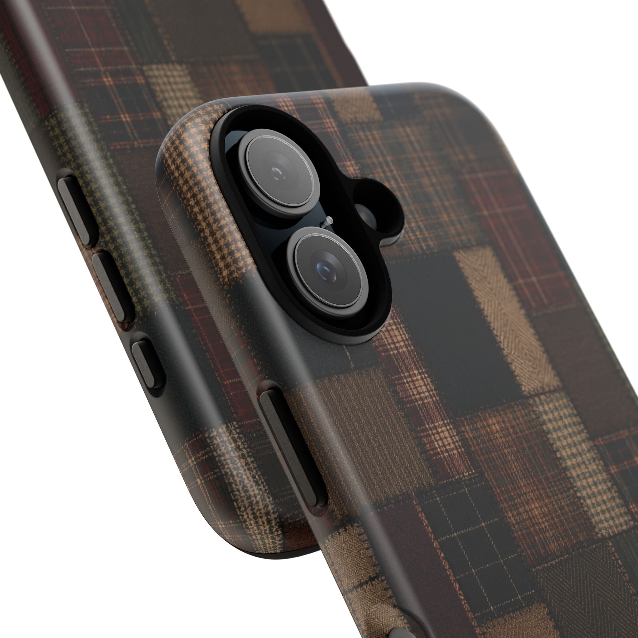 Plaid Patchwork Tough Phone Case