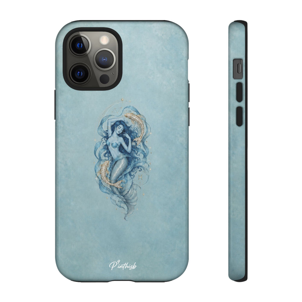Pisces Zodiac Glitter Phone Case